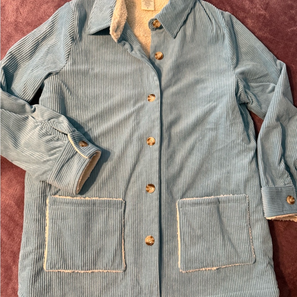 Blair Light Blue Corduroy Utility Jacket